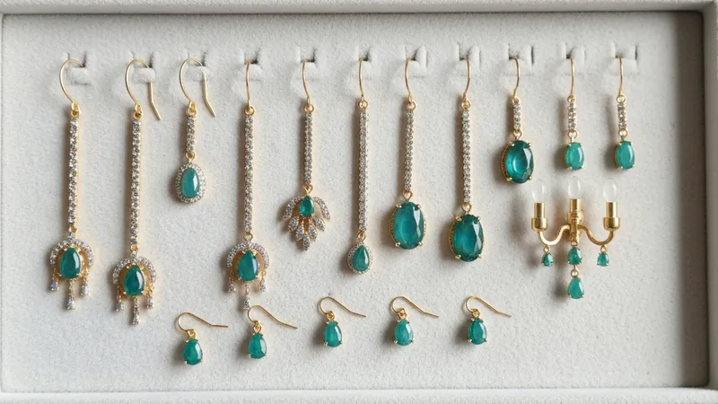 Boucles Doreilles En Emeraude Eclat Et Diversite